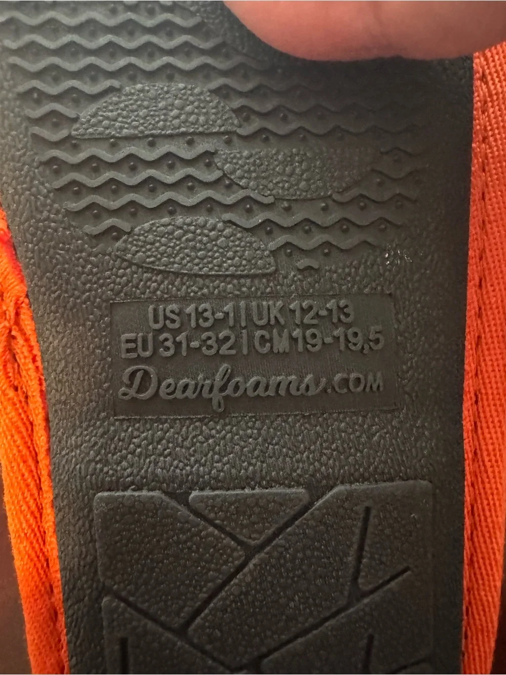 Dear foams Orange Pumpkin Kids Slippers
